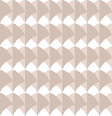 Abstract Art Deco Seamless Background. Geometric Fish Scale Pattern.