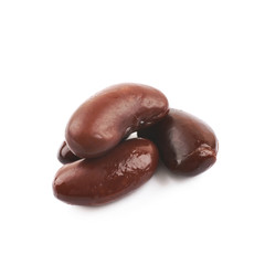 Pile of kidney beans isolated