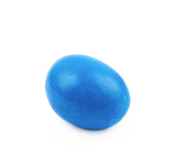 Glazed chocolate nut candy isolated