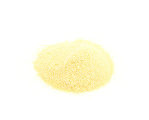 Fototapeta na wymiar Pile of corn flour isolated