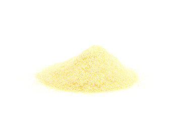 Pile of corn flour isolated