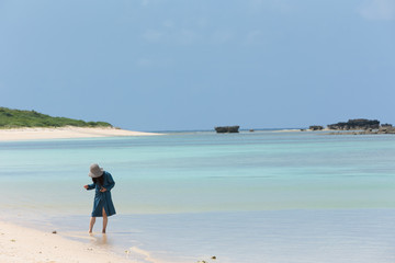 沖縄・最南端の波照間島の海