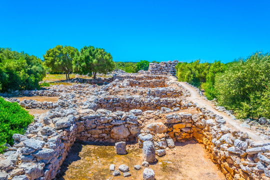 Ruins of Talayot Capocorb Vell at Mallorca, Spain
