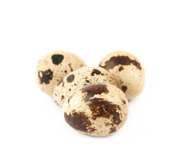 Obraz premium Quail egg composition isolated