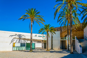 An old fortress hosting Es Baluard art museum in Palma de Mallorca, Spain © dudlajzov