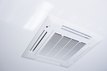 Heavy ceiling air conditioner in the modern home.