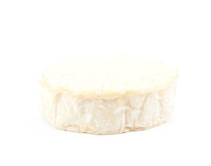 Brie cheese isolated
