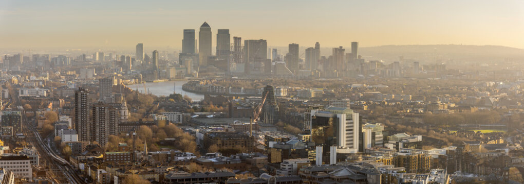 Canary Wharf Skyline, Docklands, London