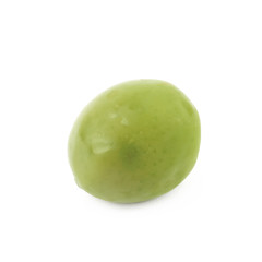 Single olive isolated