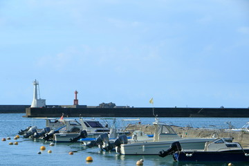 港の風景　日南市大堂津港