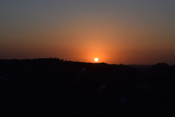 Obraz premium Pôr do sol