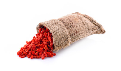 chinese wolfberry isolated on white background