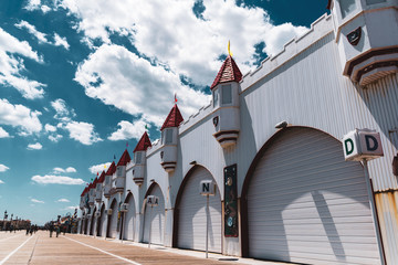 Closed attraction on New Jersey Shore Boardwalk Ocean City