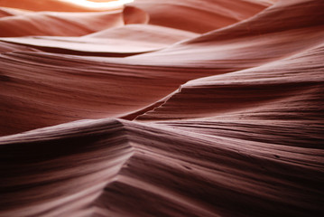 Obraz premium Close up sandstone texture in Antelope Canyon
