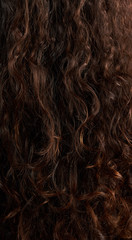 Pattern of brown woman hair