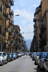 the city view in Palermo, Sicily, Italy
