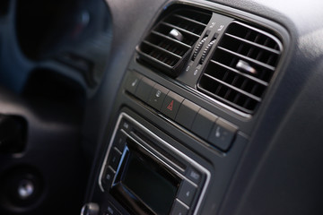 Obraz na płótnie Canvas fragment of car interior