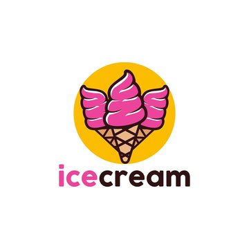 Ice cream logo