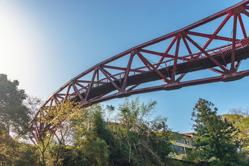 Fototapeta premium 山中温泉 あやとり橋