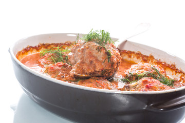 meatballs with tomato sauce