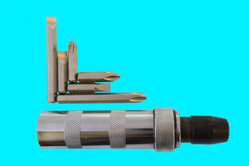 Impact screwdriver for heavy threaded connections.