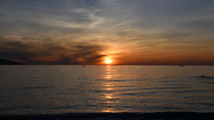 Sunrise from the horizon