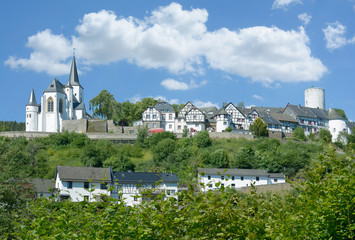 der idyllische Urlaubsort Reifferscheid in der Eifel,Nordrhein-Westfalen,Deutschland