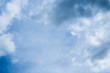 Obraz premium Clouds against blue sky as background