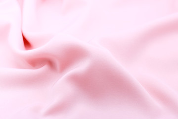 Close up of pink fabric.