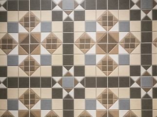 Geometrical wall tiles