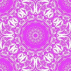 Beautiful fantasy flower ornament. seamless art-deco pattern. vector illustration. for design, wallpaper, invitation