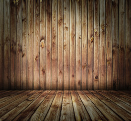 old wooden interior