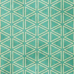 altes Retro-Muster auf grungy Papier © vlntn