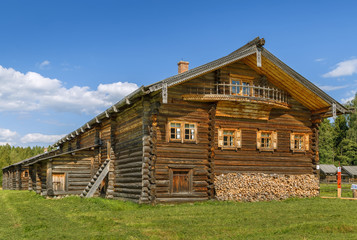 Open air museum in Semenkovo, Russia