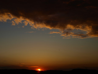 Fototapeta na wymiar Dawn sky