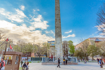 View of Walled Obelisk, Constantine Obelisk or Masonry Obelisk