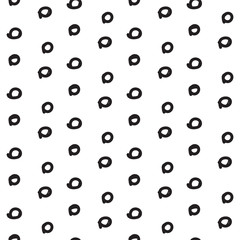 GEOMETRIC SEAMLESS VECTOR PATTERN. 
HAND DRAW CIRCLE