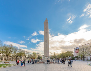 Obelisk of Theodosius or Egyptian Obelisk in Istanbul