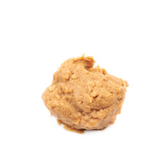 Peanut butter spread isolated