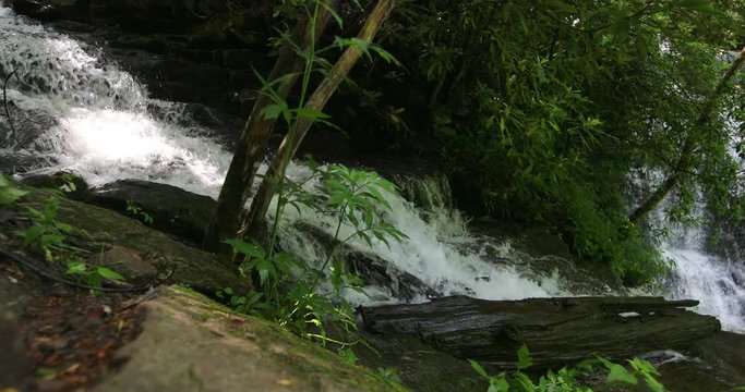 Beautiful waterfall in Great Smoky Mountains National Park