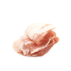 Raw bacon composition isolated
