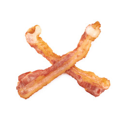 Fried bacon composition isolated