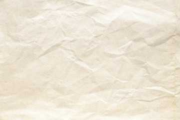Old crumpled brown paper texture