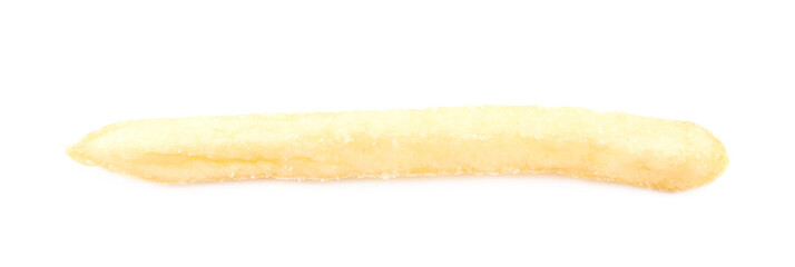 Single french fry isolated