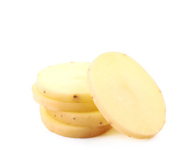 Raw potato composition isolated