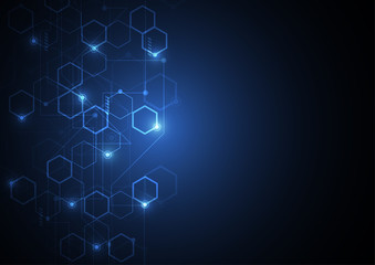 Abstract machine background with technology circuit board texture. Electronic motherboard illustration. Communication and engineering concept. Vector illustration