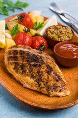 Fried chicken breast