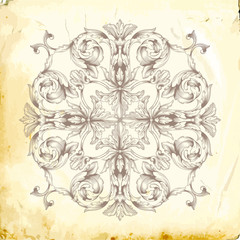 5269778 5269778 Vector baroque of vintage elements for design.