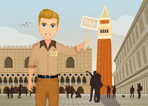 tour guide in Venice