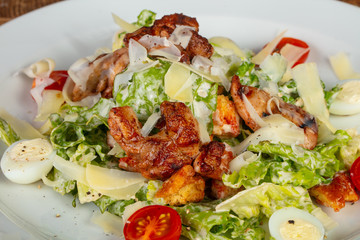 Tasty caesar salad